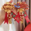 Ceremonia de Boda Dragón y Fénix Ramillete Broche del Novio No Gastes un Par de Sentido de Alta Gama Breton Suministros Completos para Boda