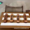 Péndulo Tai Sui de Madera Fulminada Pulsera DIY Hecha a Mano Accesorios de Moda S1920