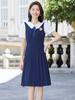 Roupas de Jardim para Professores de Educação Infantil Roupas de Trabalho para Professoras de Educação Infantil Traje para Entrevista Vestido Profissional Conjunto de Duas Peças Primavera e Verão