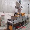 Máquina de chorro de arena de tipo rodillo, máquina de granallado sobre orugas para el procesamiento de productos de aluminio Foshan, máquina de chorro de arena automática con limpieza de doble cara