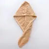 Gorro de Coral Fleece para Secar el Cabello Espeso Absorbente de Agua Toalla Seca para el Cabello Gorro de Baño Lindo de Microfibra Toalla Seca para el Cabello Pañuelo para Limpiar la Cabeza Venta al por Mayor