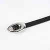 Cinturón de cuero para mujer de Guangzhou, simple, a la moda, Joker, coreano, delgado, para combinar con faldas, cortavientos, en stock, venta al por mayor
