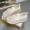 Estação Europeia Plataforma Sapatos de Pescador Femininos 2026 Novo Verão Malha de Renda Fina Slip-on Leve Respirável Sapatos Casuais