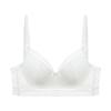 Lencería sin espalda en forma de U estilo francés, brasier de encaje sexy delgado, conjunto de brasier minimizador anti-flacidez para busto grande