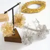 2024 ZA Novos Brincos Exagerados Tridimensionais de Flor de Galho Vazados Moda Europeia e Americana High-end Light Luxury Brincos Femininos