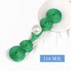Hebilla de Cheongsam Calabaza de perla Hebilla de tela para traje Tang Ropa de moda nacional Hanfu Estilo chino Botones decorativos cosidos a mano