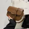 Bolso Pequeño de Textura de Moda Nicho para Mujer 2022 Nuevo Popular Este Año Bolso Cruzado de Color Contrastante Elegante Bolso Cuadrado Pequeño Versátil
