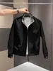 Moda Otoñal para Hombre Chaqueta Elegante con Cuello Alto Estilo Coreano Casual Simple Moderna Chaqueta de Tendencia de Gama Alta Nuevo Estilo para Hombre 2026