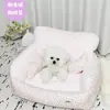 [Quente] Sofá Cama para Pet Polaroid Médio e Grande Canil Casinha de Gato Quente Quatro Estações Universal Amargo Teddy