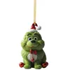 Decorações de Árvore de Natal Acrílicas Transfronteiriças Pingente Espírito Fantasma de Pelo Verde Decoração de Natal