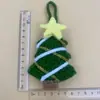 Acessórios de Árvore de Natal Tricotados à Mão Decorações de Presente Pingentes de Presente de Natal Feitos à Mão Acessórios Tricotados