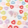 Venta Caliente Transfronteriza Candy Recorte Corazón Joyería para Arte de Uñas Colorido DIY Uñas Portátiles Accesorios para Carcasa de Teléfono Móvil Venta al por Mayor