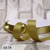 Cinta de Poliéster Zhuocai de 2 cm Color Liso Lazo Caja para Pastel Empaque de Regalo Cinta de Color Cinta de Seda Cinta de Satén 91 Metros