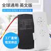Ventilador de Teto AC de Três Velocidades com Luz Controle Remoto Receptor Regulador de Velocidade Universal Sem Fio para Casa Lustre Invisível Universal com Controle Remoto de Ventilador