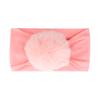 Diademas Europeas y Americanas para Bebé, Nuevas Diademas Elásticas de Nylon con Pompones para Bebé, Accesorios para el Cabello de Bebé Suaves y Cómodos para Todas las Estaciones