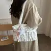 Bolso de hombro transfronterizo 2026 nueva estrella y lazo de lunares, bolso tote de moda estilo coreano para mujer con gran capacidad