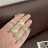 Brincos de Metal com Franjas Moda Simples Europeu e Americano Sentido de Alto Padrão Brincos Artesanais Pesados Brincos Distintivos Atacado Feminino