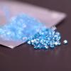 Fabricante de Wuzhou Fornece Zircônia Redonda Azul Marinho com Incrustação de Cera / Pedras Soltas de Zircônia Artificial Colorida para Acessórios de Joias DIY