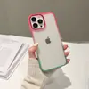 En Stock Comercio Exterior Mayorista Adecuado para Manzana 15 Funda Metálica Gradiente para Teléfono, Transparente Colorida Dura para iPhone 16