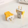 Xinda Tai Moldagem de Um Corpo e Borracha Original de Cobre Dois Pólos Fonte de Alimentação Site Plug Plugue de Dois Pinos 1.5 PCT Plugue de Cobre