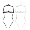 Expositor de Barra para Colgar Ropa de Baño Huatuo, Percha para Ropa de Baño, Percha de Plástico, Percha Blanca, Percha para Traje de Baño