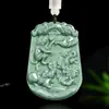 Jadeíta de Grado A Natural Colgante de Tres Piezas Signo del Zodíaco Jade 12 Signos del Zodíaco Hombres y Mujeres Jade Sihui Venta al por Mayor