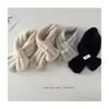 Bufanda de Punto Coreana Nueva para Niños Otoño e Invierno 2025 Etiqueta de Moda Calentador de Cuello de Hilo Rizado para Niños y Niñas Venta al por Mayor