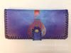 Nueva cartera de impresión hecha a mano escénica para estudiante mujer graffiti retro estilo étnico PU
