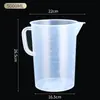 Taza Medidora con Escala 500/1000/5000ml Plástico para Hornear Té con Leche Herramienta Experimental Cilindro Medidor Taza Medidora de Onzas