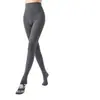 Leggings grises para mujer, estilo fino de verano para usar por fuera, 26 nuevo modelo, efecto reductor, negro, otoño e invierno, pantimedias finas con forro polar