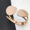 Europa e Estados Unidos pulseira de comércio exterior atacado alta sensação moda personalidade assimétrica transfronteiriça liga mola aberta pulseira feminina