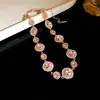 Pendientes Redondos Exquisitos con Tachuelas de Diamante Estilo Coreano de Aguja de Plata, Lujo Ligero, Sensación de Alta Gama, Pendientes de Moda y Elegantes con un Diseño Único