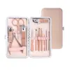 Set de Cortauñas Herramienta Cortauñas Doméstico Paquete Individual Tijeras para Uñas Oblicuas Niñas Linda Caja de Bolso Portátil
