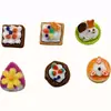Juguete de Comida Simulada Pastel Accesorios de Resina Pegamento de Crema DIY Funda de Teléfono Móvil Adornos para Pasador Imán para Refrigerador Material Colgante