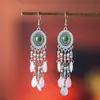 Novos Brincos Ovais de Comprimento Médio em Forma de Gota d'Água, Brincos Boêmios, Joias Femininas Atacado, Joias Daisy Yiwu