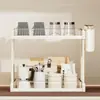 Suporte Organizador de Copos de Água para Mesa Plástico Doméstico Cozinha Sala de Estar Suporte de Armazenamento de Copos Suporte de Copo Drenante Multicamadas