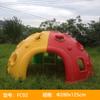 Escorregador, Estrutura de Escalada Infantil com Tema Espacial, Hemisfério de Escalada Externo, Escalada de Colina para Crianças Pequenas, Escorregador Infantil