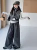 Ropa para Niñas Conjunto Estilo Coreano 2026 Otoño Nuevas Llegadas Niños Medianos y Mayores Chaleco de Punto Reversible Traje Pantalones Ropa de Otoño