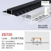 Calha de Luz de Liga de Alumínio Calha de Alumínio Embutida Linha U Luz Oculta Tira de Luz Preta Luz Linear de Teto Luz de Linha LED