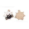 Cráneo de Halloween transfronterizo, cuervo, pájaro, temática oscura, accesorios DIY pintados al óleo, pulsera, llavero, decoración de colgante