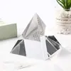 Pirámide Obsidiana Escritura Egipcia Interior Tallado Coche Adorno Feng Shui Artesanía de Cristal Pujiang