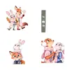 Imanes Magnéticos para Refrigerador de Zootopia, Alto Valor, Mismo Estilo que en Little Red Book, Decoración Plana Acrílica para Refrigerador, Regalo para Amigos