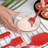 Espátula de silicona, herramienta para hornear, espátula para pasteles, espátula de silicona de grado alimenticio para crema de repostería de cocina.