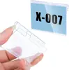 Tablero de Exhibición de Precios Perforado de Doble Línea para Supermercado Estante de Papelería para Tienda de Conveniencia Etiqueta de PVC Etiqueta de Precio Transparente