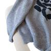 Suéter de Manga Larga Jacquard de Rosa con Bloques de Color para Mujer, Nuevo Estilo Vintage de Invierno, Top de Punto Holgado de Cuello Redondo