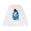 Marca de Moda Suministro Mayorista Transfronterizo Comercio Exterior Camiseta de Manga Larga Pe Pesado 300g Tiburón Top Tee 2