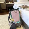 Bolsa Portátil para Garrafa de Água para Caminhada ao Ar Livre, Bolsa Pequena Leve Transversal, Bolsa Esportiva para Celular, Bolsa Pequena Portátil Multifuncional