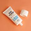 Envase cosmético 50g protector solar manguera limpiador facial tubo plano BB crema limpiador facial envase de manguera de plástico PE