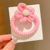 Nueva Cuerda para el Cabello Popular en Internet para Niños Lazo para el Cabello Cola de Pino de Niña Tela de Cuadros Linda Cuerda para el Cabello de Bebé Girasol Lote