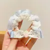 Goma para el pelo de tela dulce y fresca estilo coreano para niñas, Scrunchie para coleta suave y versátil, Cuerda para el pelo, Accesorio para moño